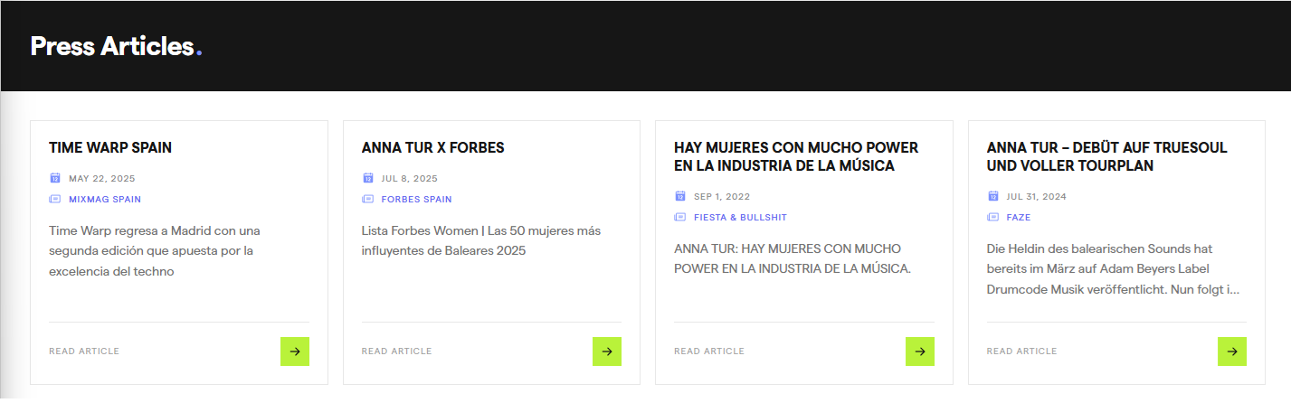 Press Articles